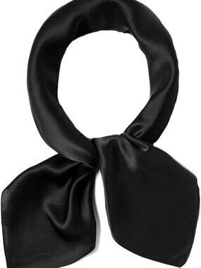 Luxurious 100% Silk Square Scarf - Versatile Neckerchief & Headscarf for Women